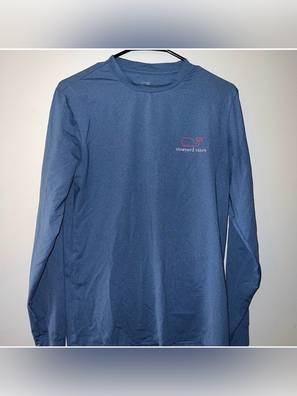 Vineyard Vines Men’s Perfoance Long Sleeve T-shirt in Blue| Size: XS